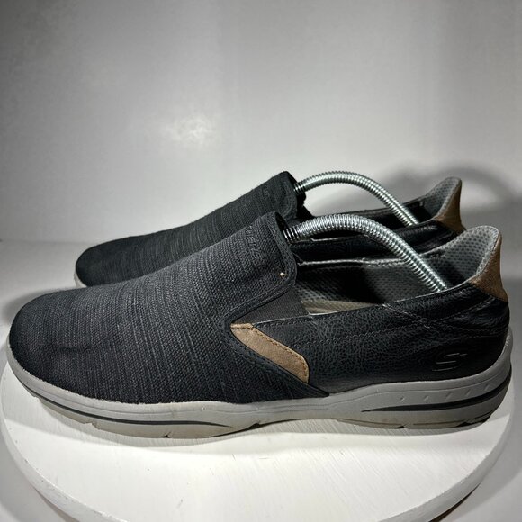 SKECHERS Other - Skechers Harper Merson Mens Size 10.5 Shoes Casual Slip On Loafers Black Comfort